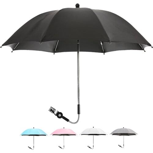 UV Protection Rainproof Baby Infant Stroller Cover Umbrella Can Be Bent Freely Does Not Rust Universal Stroller Accessories 50
