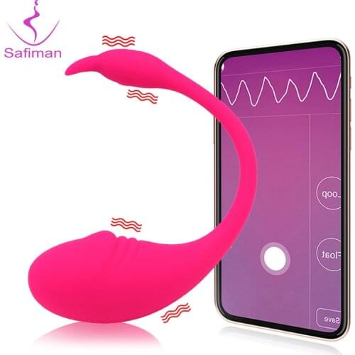 New Bluetooth Vibrators for Women Wireless APP Remote Control Dildo Female Vibrator Long Distance Control Vibrating Egg Sex Toys