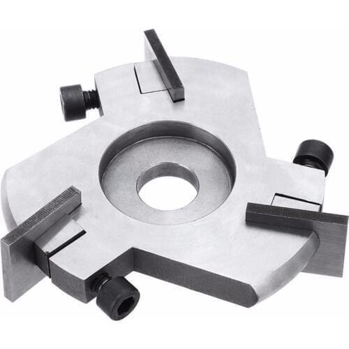 1pc 3 Blades Milling Cutter 75mm Wood Carving Woodworking Grinder Disc Detachable Root Milling Cutter