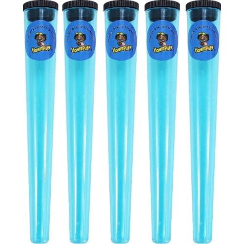 10pcs Acrylic Pop Top Hand Cigarette Roller Container Portable Tobacco Pipe Storage Bottle Clear Window Herb Weed Dram Valis Box