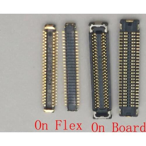 2Pcs LCD Display Screen Plug Flex FPC Connector For Huawei MediaPad M5 M3 Lite 10 8 M3Lite BAH-W09 CPN-L09 M5Lite On Board 50pin