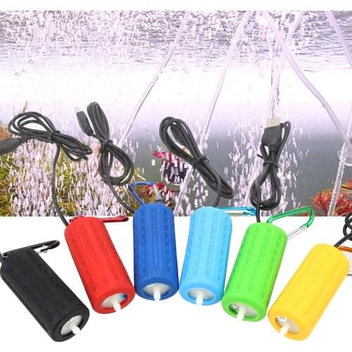 Aquarium Fish Tank Oxygen Air Pump Fish Tank Accessories Aquatic Terrarium Filter Mute Energy Saving Supplies Mini USB