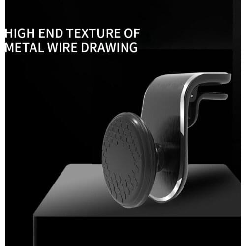 Luxury Magnetic Car Phone Holder Mobile Air Vent Mount Clip Cell Stand Smartphone GPS For iPhone 12 Huawei Xiaomi Redmi Samsung