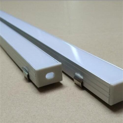 Free Shipping High Quality 80m/lot,2m/pcs LED Aluminum Profile With End caps & Mounting Clips