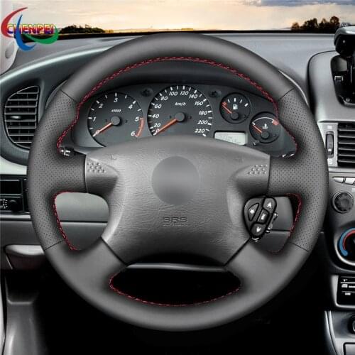DIY Anti-Slip Wear-Resistant Steering Wheel Cover For Nissan X-Trail (T30) Almera Tino Micra Primera Car Interior Decoration