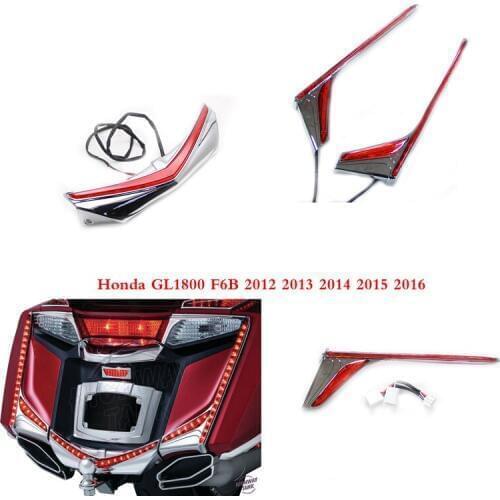 For Honda GL1800 F6B 2012-2016 13 14 15 LED Motorcycle Rear Light Vertical Strip Moto Fender Brake Tail Light Signal case