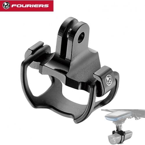 FOURIERS HA-GP02 Bike Light Mount Holder for Garmin Bryton Computer Mounnt & Gopro Adapter Cateye