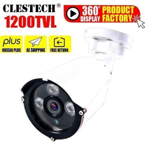 Array 1200TVL 960H HD CCTV Camera 24h Day/Night Vision Bullet For Analog Surveillance Infrared home video System Waterproof ip66