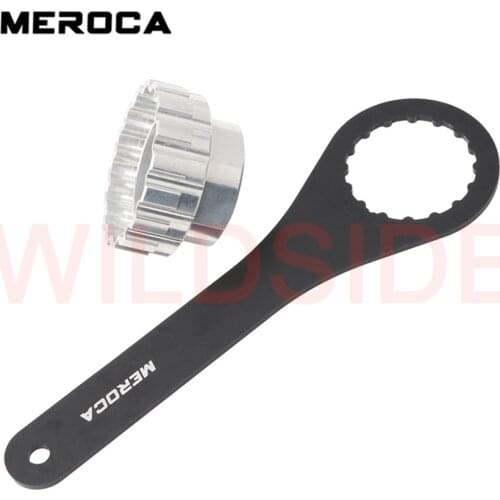 MEROCA 12S Chainring Lock Ring Adapter Removal Tool Crankset Socket Wrench Mount chainring tool for Shimano M7100 M8100 M9100