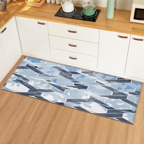 Mat In The Cathroom Home Doormat Entrance Bedroom Kitchen Carpet Morden 3D Pattern Decoration Living Room Hallway Floor Long Rug