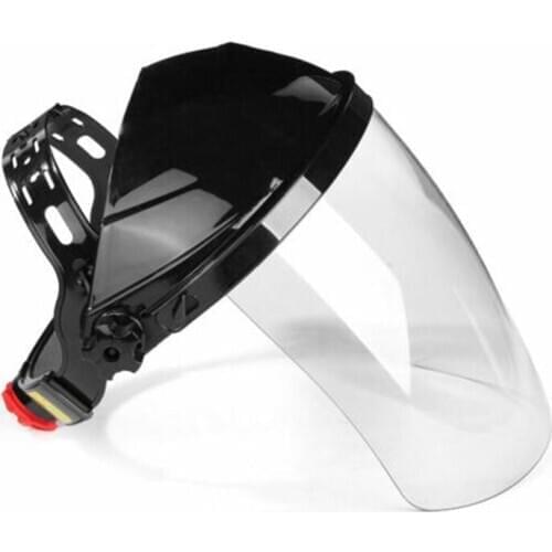 New Protection Cap Transparent Shield Anti-UV Anti-shock Half Face Helmet Household Welding Cap to Protect Eyes and Face DOM668