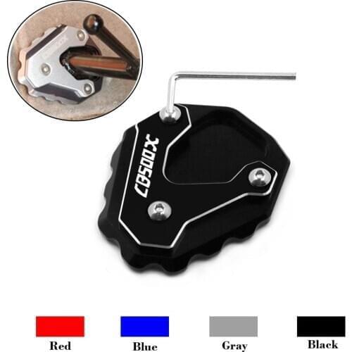 Motorcycle CNC Kickstand Foot Side Stand Enlarge Plate Enlarger Extension Support Pad For HONDA CB500X CB 500X CB500 X 2019 2020