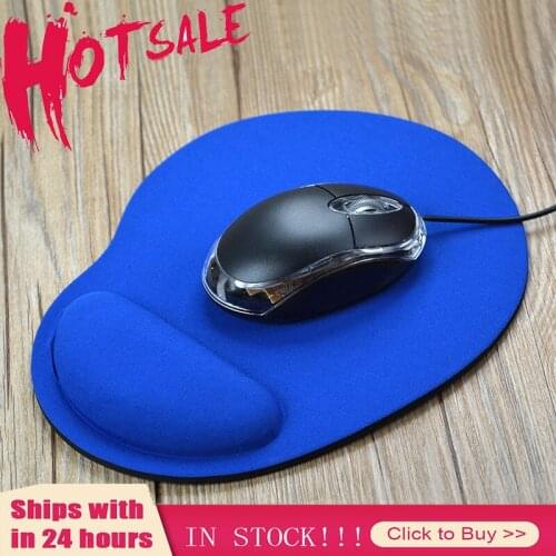 Dropshipping Solid Color Mouse Pad EVA Wristband Comfortable Mice Mat For Game Computer PC Laptop Valentines Day Gift