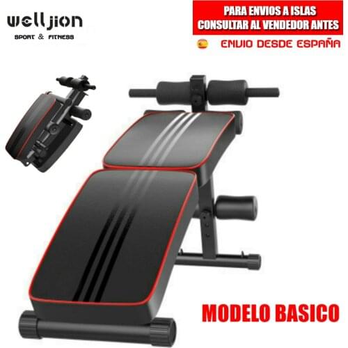 FOLDING BENCH FOR ABDOMINAL TRAINING AND MUSCULATION SHIPPING FROM SPAIN