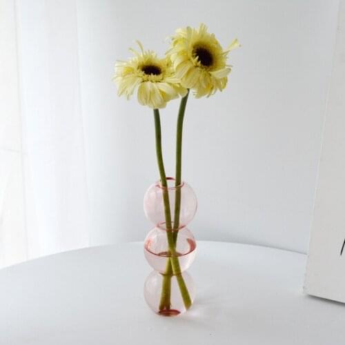 Flower Vase For Table Decoration Living Room Decorative Vase Decor Flowers Arrangement Floral Tabletop Vases For Flowers