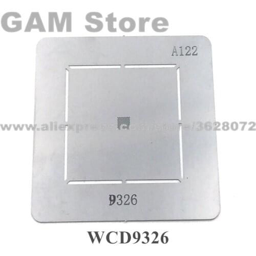 WCD9326 BGA Stencil For Redmi note3 Audio IC Chip Reballing Pins BGA Direct Heating Template A122 5 pcs/lot