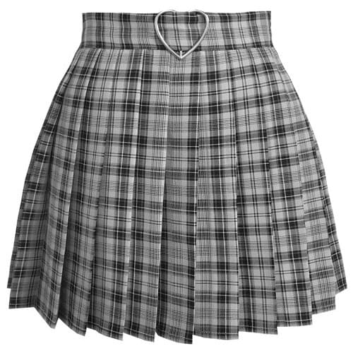 Ruibbit Mall Goth Black Gry Skirt Y2K Girl Punk High Waist Plaid Skirts Harajuku Streetwear Chic Pleated A Line Mini Skirts JK