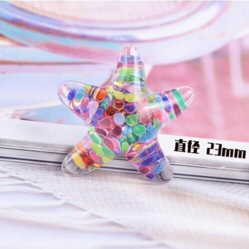 ZOCDOU 5 Pieces Sequined Ocean Seahorse Small Statue Little Figurine Crafts Figure Ornament Miniatures