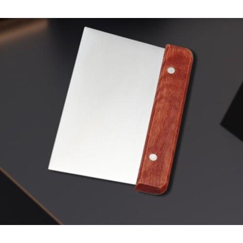 150*105mm Wooden+ Stainless steel Scrapper Blades Putty Filler Plaster Drywall Decorate Putty Cleaning Cut Caking Tools