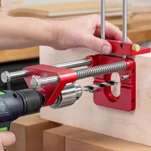 Hinge Hole Drilling Guide Locator Hole Opener Template Door Cabinets DIY Tools for Woodworking Hand Tools Set New