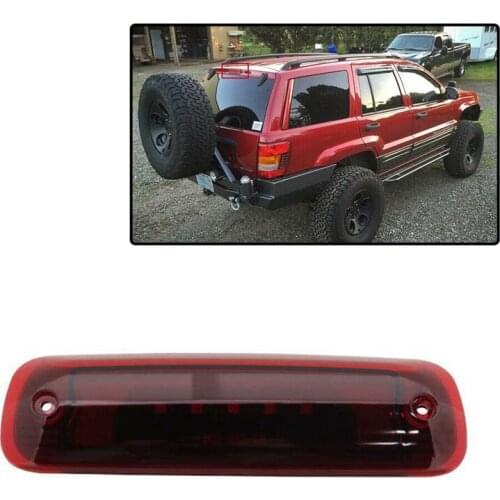 Car LED Rear High Mount Third Brake Light Red Third Brake Light Tail Light for Jeep Cherokee XJ 2.5L/4.0L 1997-2001