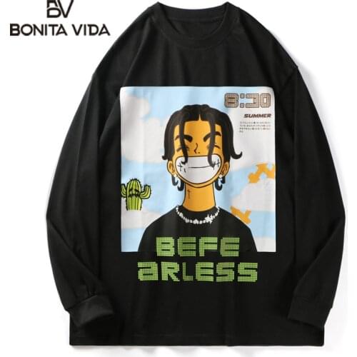 BONITA VIDA Men's Long T-shirts