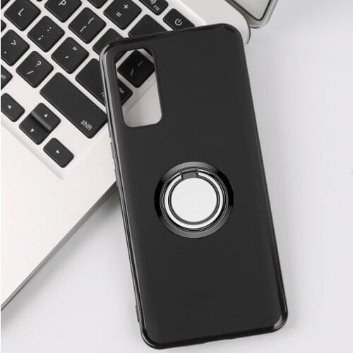 For Huawei Honor 30 30S Back Ring Holder Bracket Phone Case Cover Phone TPU Soft Silicone Cases ON Honor View 30 Pro (V30 Pro)