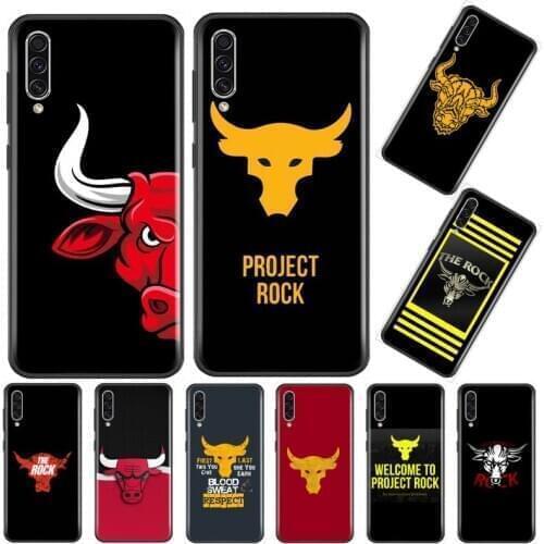 UA PROJECT ROCK Phone Case For Samsung A20 A30 30s A40 A7 2018 J2 J7 prime J4 Plus S5 Note 9 10 Plus