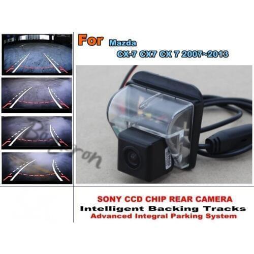 Directive Parking Tracks Lines Rear Camera For Mazda CX-7 CX7 CX 7 2007~2013 Japan imports HD CCD HD Model / Best Model