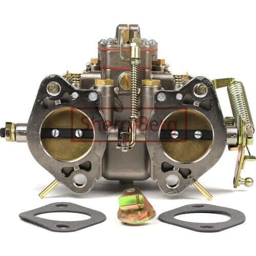 SherryBerg Chrome Carburetor Carb Weber Dellorto for PORSCHE 356/912 40 PII-4 SOLEX 40P11 1960-63 Super 90 & 356SC 63-65 Right