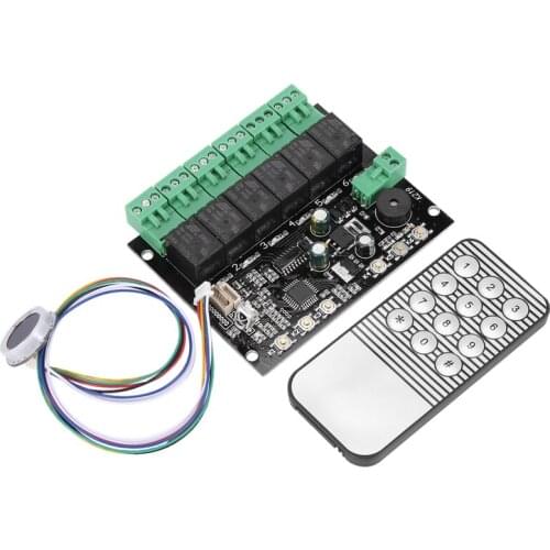 K219-A+R502-A Programmable Time Relay Fingerprint Infrared Remote Control Board