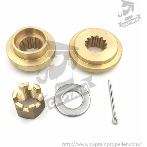 Captain Propeller Hardware Kits Fit Suzuki Outboard DT35C DT40 40HP 50HP DT55 DF60A Thrust Washer/Spacer/Washer/Nut/Cotter Pin