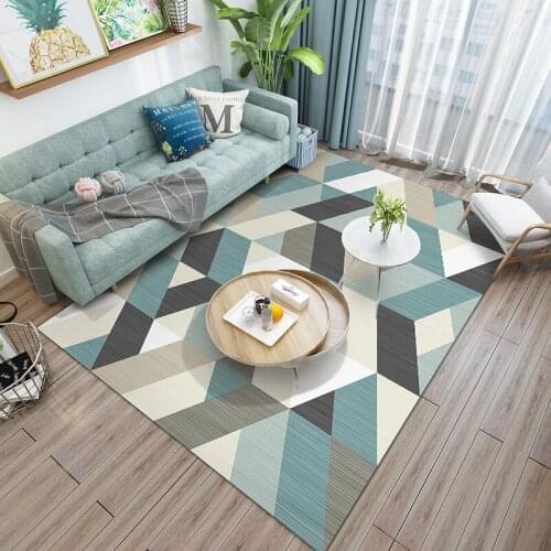 Good Nordic carpet pad living room coffee table blanket modern minimalist bedroom room full bed blanket large area home Kitchen