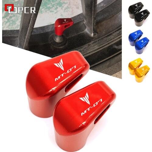 LOGO MT07 MT09 Motorcycle Tyre Valve Cover Tire Air Port Stem Cap Plug For Yamaha MT07 MT-07 MT 07 MT09 MT-09 2015-2021 2020