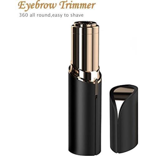 Mini Eyebrow Epilator Rechargeable Eye Brow Trimmer Face Razor Painless Portable Brow Shaping Trimmer For Women Hair Remover