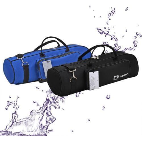 MoonEmbassy Trumpet Gig Bag Adjustable Waterproof Brass Instrument Case with Pocket Accessories