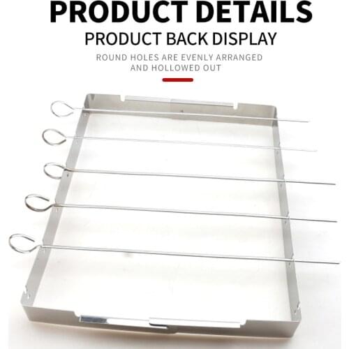 Stainless Steel Folding Barbecue Grill Skewers Folding Grill Grill Net Barbecue Grill Barbecue Tools Home Outdoor Barbecue Tools