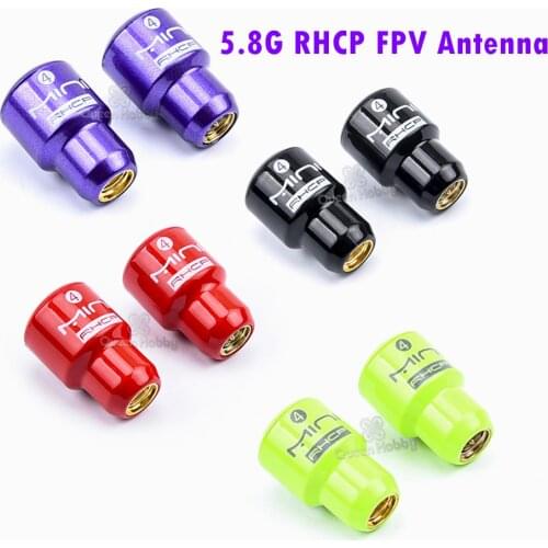 New 5.8G Lollipop 4 RHCP Antenna High Gain 2.8Dbi FPV Transmitter/Receiver SMA/RP-SMA Antenna for RC FPV Racing Drone
