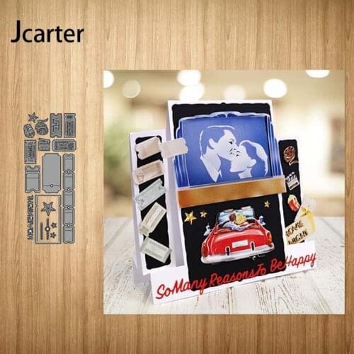New Design Metal Cutting Dies Movie Night Card Tag Craft Stencil Diy Scrapbooking Handmade Make Shape Album Decor Model Template