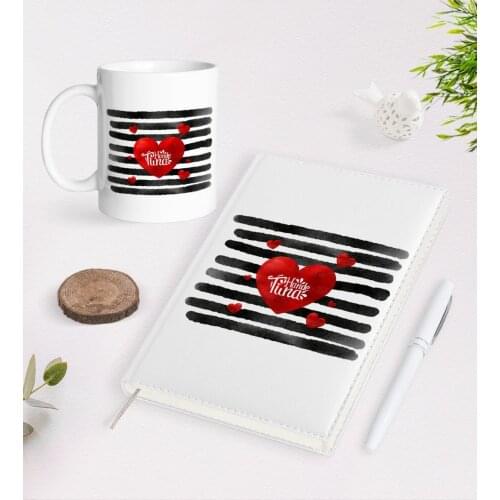 Personalized Valentines Day 2021 Organizer Pen and Mug Seti-137