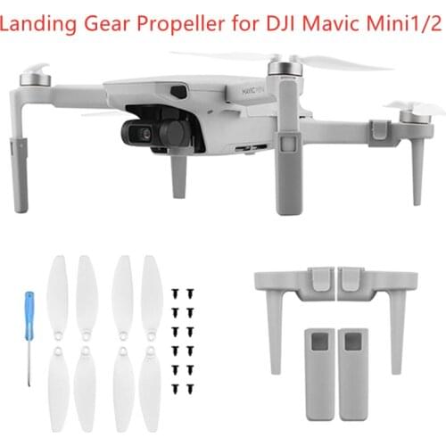 Landing Gear Propeller for DJI Mavic Mini Mini 2 Drone 4726 Low-Noise 4pcs Props Quick-Release Folding Blade Low Noise Prop