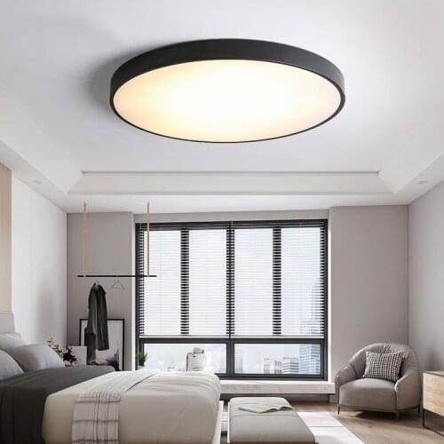 Simple Design Round Ceiling Light Minimalist Nordic LED Indoor Bedroom Living Dining Room Corridor Home Lamp Modern Luminaire