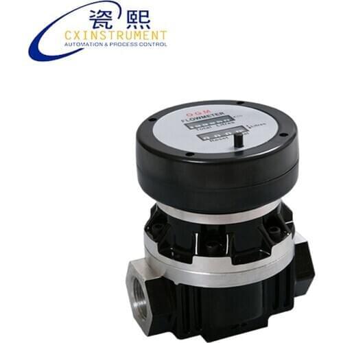 The Flow Meter 1'' with 1 Inch Connection 20~120 L/min Measurement range Mechanical Display Oval Gear Flowmeter