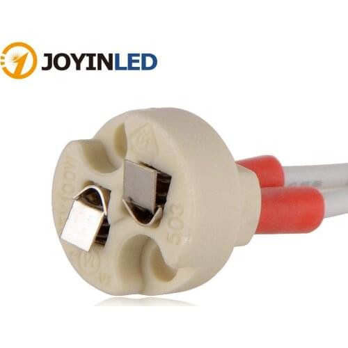 12pcs/lot MR16 Lamp Socket 15CM Connector Adapter Porcelain Socket MR16 GU5.3 LED/CFL/Halogen Lamp Mini Bi-Pin Socket