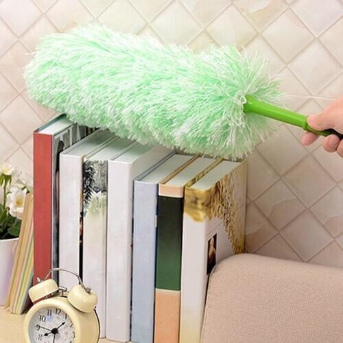 2020 Adjustable Microfiber Dusting Brush Extend Stretch Feather Duster Air-condition Household Furniture Cleaning Accessories