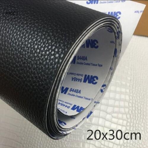 Self Adhesion Litchi Faux Synthetic Leather Patches Big Size Multicolor PU Sofa Hole Repair Car Sticker Decoration Waterproof