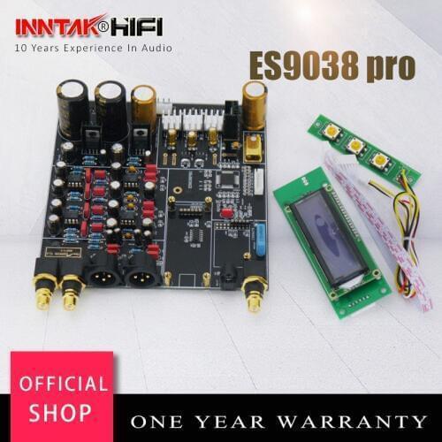 Assembled Hi-Fi ES9038 ES9038PRO 32bit 384K DSD DOP DAC Bboard W/ Remote Control / Optional XMOS / Amanero USB Input