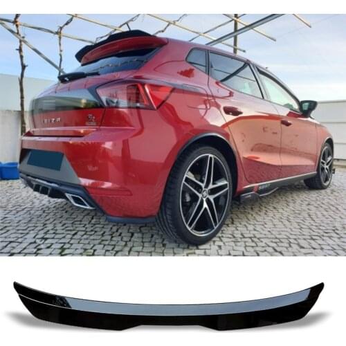 Roof Spoiler Carbon Surface Rear Trunk Tail Wing ABS material Type DGS Refit Accessories For Seat Ibiza 2018 Hatchback 4-Door