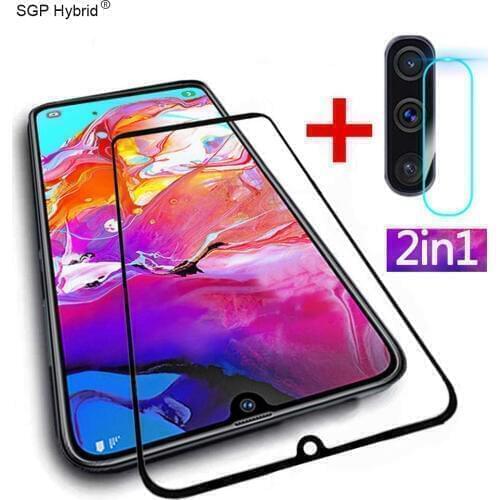 2 in 1 glass on for samsung galaxy a70 a50 a70s a50s screen protector camera lens film for samsun a 70 50 70s 50s tempered glass