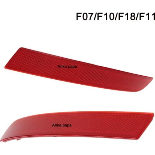 Rear Bumper Cover Reflector Replacement for BMW F10 2010-2013 F18 2014-2016 63147318556 63147318555 left and right